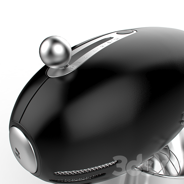 Mixer Smeg SMF01BLEU 3DS Max Model - thumbnail 2