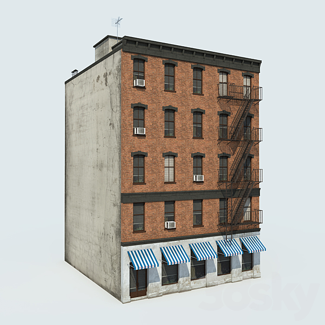 NYC Building 1 3DSMax File - thumbnail 1