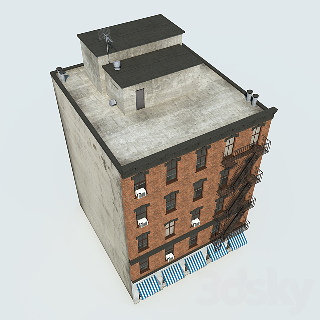 NYC Building 1 3DSMax File - thumbnail 3