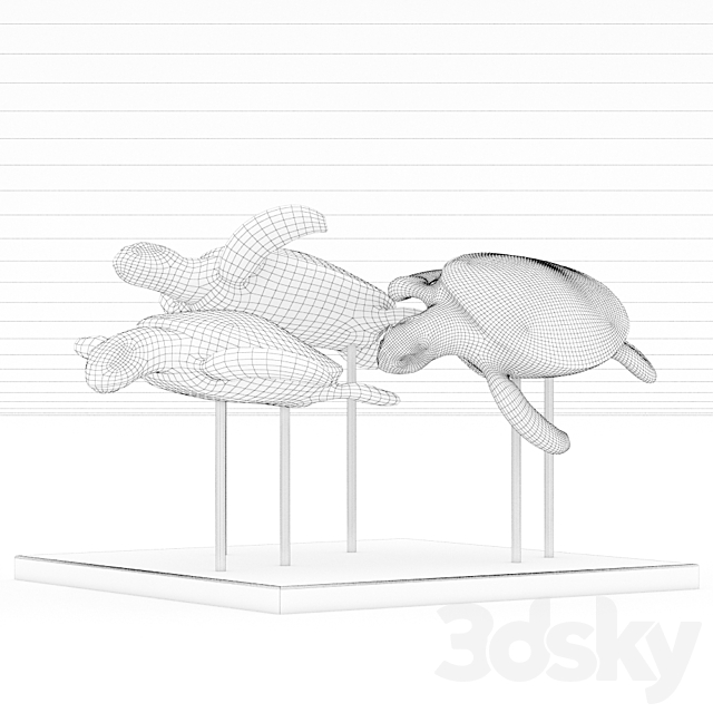 Turtles 3d