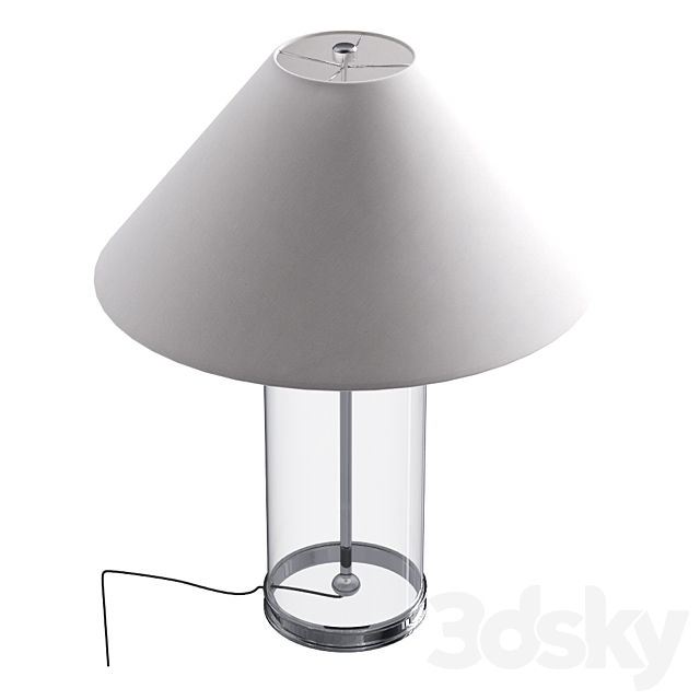 Ralph Lauren MODERN TABLE LAMP IN POLISHED SILVER 3DSMax File - thumbnail 2