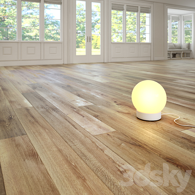 Driftwood Natural wooden floor by DuChateau 3DSMax File - thumbnail 2