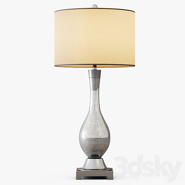 Mercury Glass Table Lamp 3DSMax File - thumbnail 1