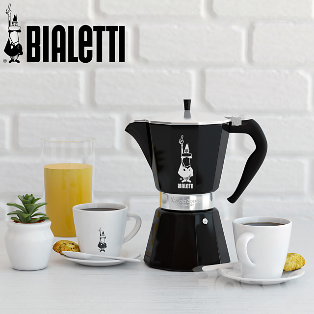 Bialetti coffee set 3DSMax File - thumbnail 1
