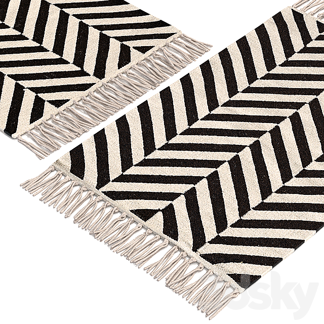 Carpet DAY Birger et Mikkelsen Herring Rug 3DS Max Model - thumbnail 2