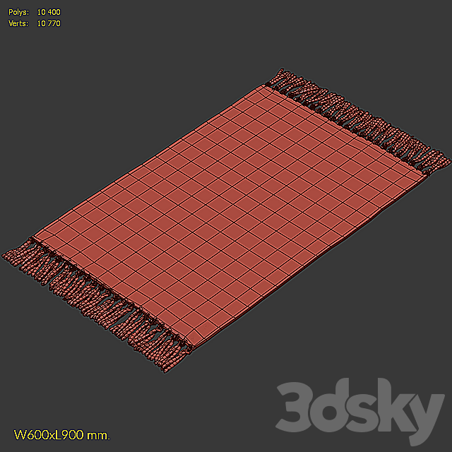 Carpet DAY Birger et Mikkelsen Herring Rug 3DS Max Model - thumbnail 3