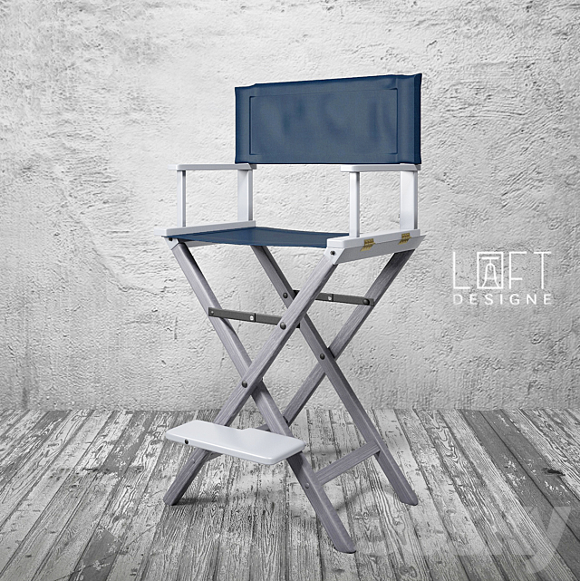 loft designe bar stool 057 3DSMax File - thumbnail 2