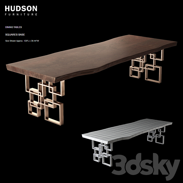 Hudson Squares Base 3DSMax File - thumbnail 1