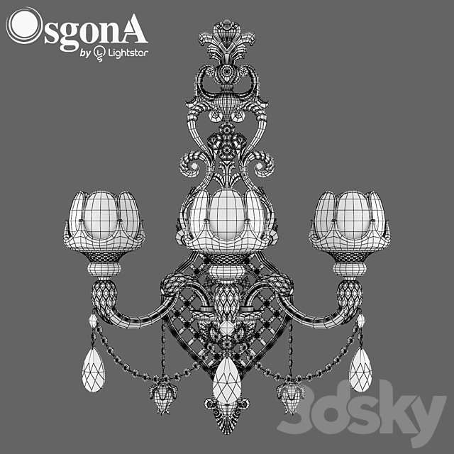 696.632 (MB89233 _ 3) Esserco Osgona by Lightstar 3d