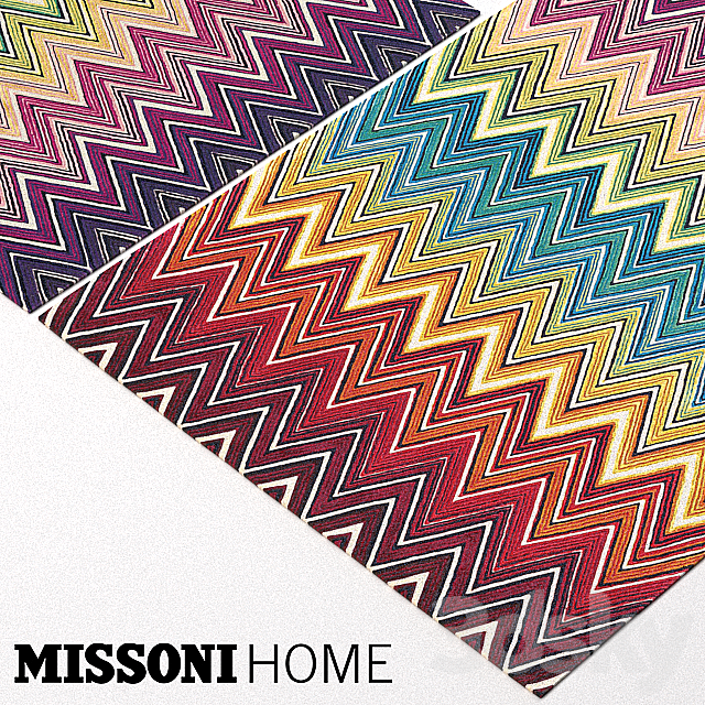 Rug Missoni Home Liuwa Rug 3DS Max Model - thumbnail 2