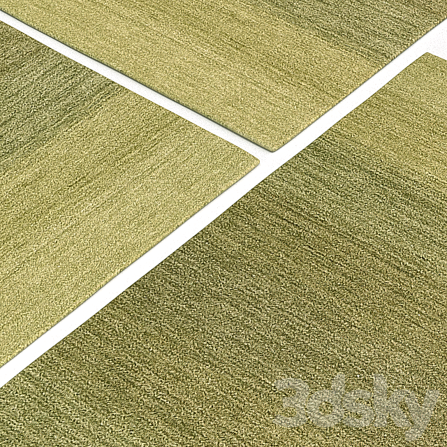 Rug Calvin Klein Home Linear Glow Verbena Rug 3d