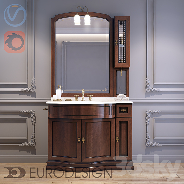 Furniture vannoy_Eurodesign_IL Borgo_Comp_3 3DSMax File - thumbnail 1