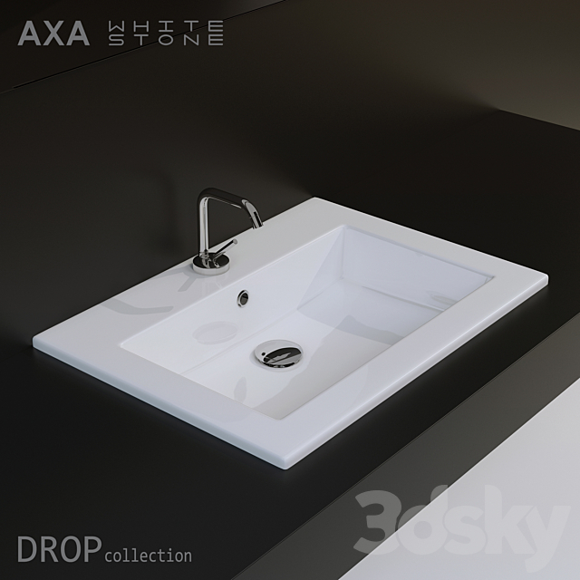 AXA White Stone DROP collection 3DSMax File - thumbnail 1