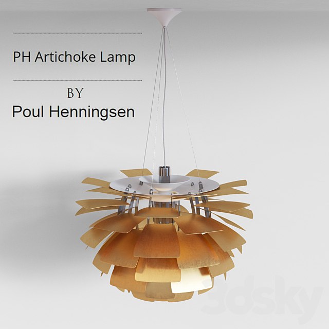 PH Artichoke Pendant Lamp by Paul Henningsen 3DSMax File - thumbnail 1