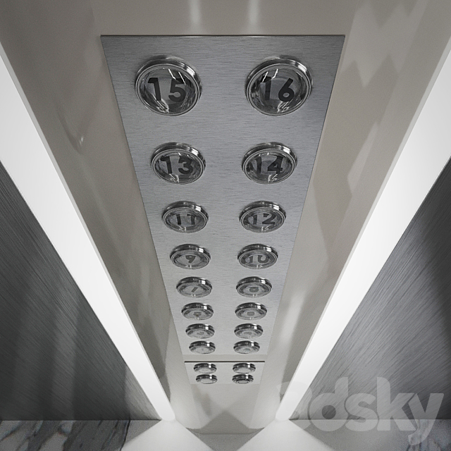 Lift cargo and passenger 3d