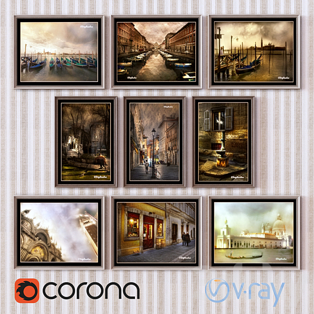 The picture in the frame 3d