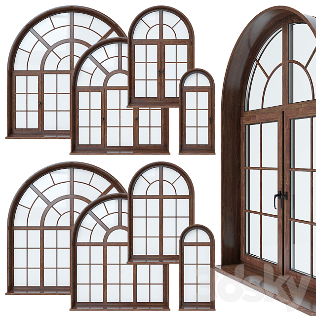 arched window 3DSMax File - thumbnail 1