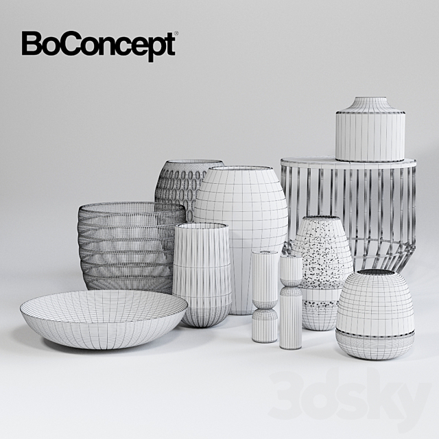 BoConcept Decor Set 3d