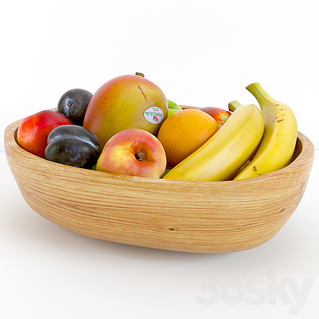 Ethnic Fruit Bowl 3DSMax File - thumbnail 1