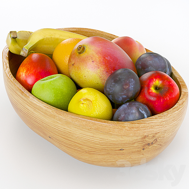 Ethnic Fruit Bowl 3DSMax File - thumbnail 2
