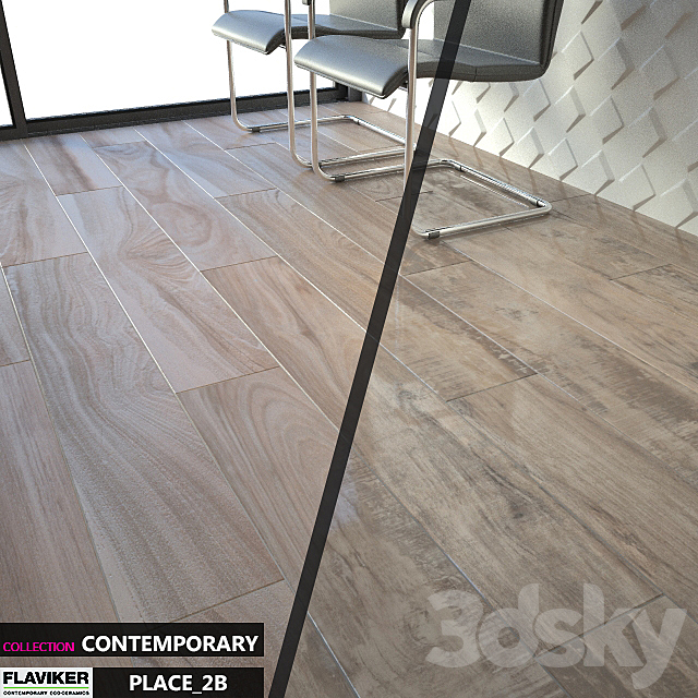 FLAVIKER COLLECTION CONTEMPORARY PLACE 2B ASPEN HAVANA DUBLIN TAUPE Set 01 3d