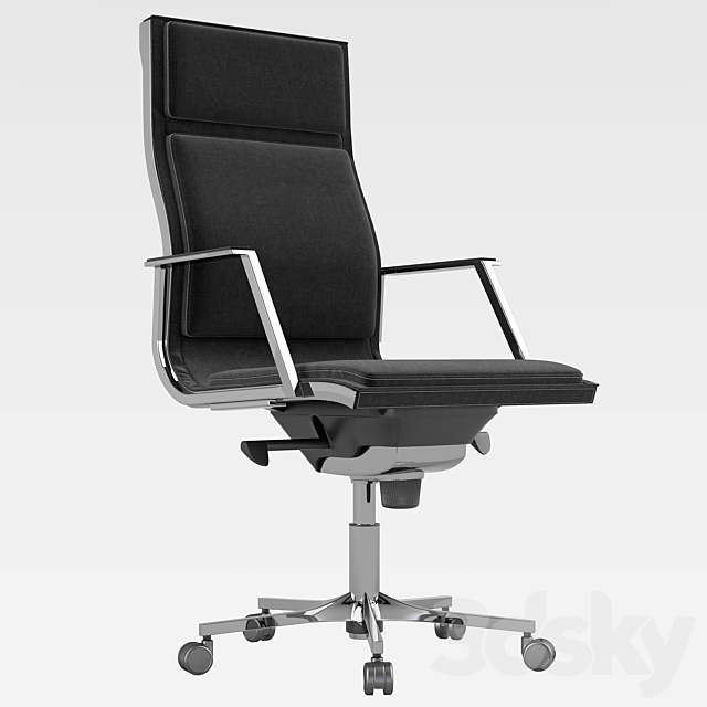 general office chair 3DSMax File - thumbnail 1