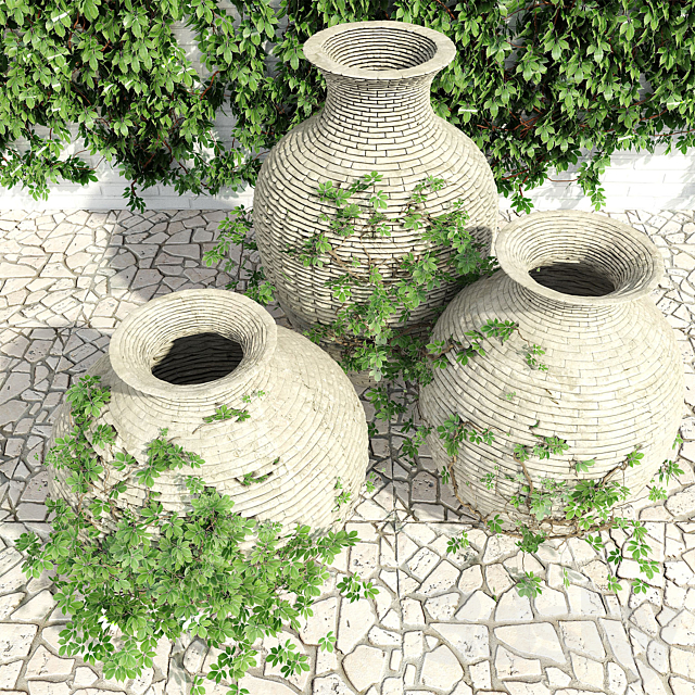 LANDSCAPE POTS 3d