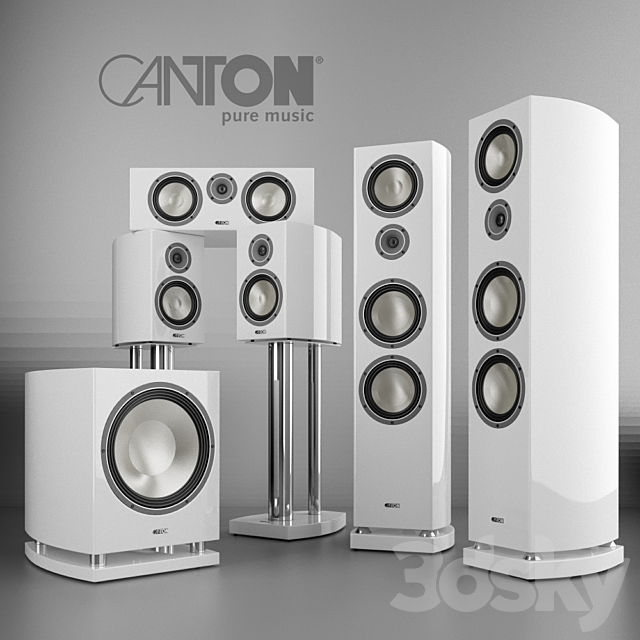 Hi-Fi speaker set Canton Vento 3d