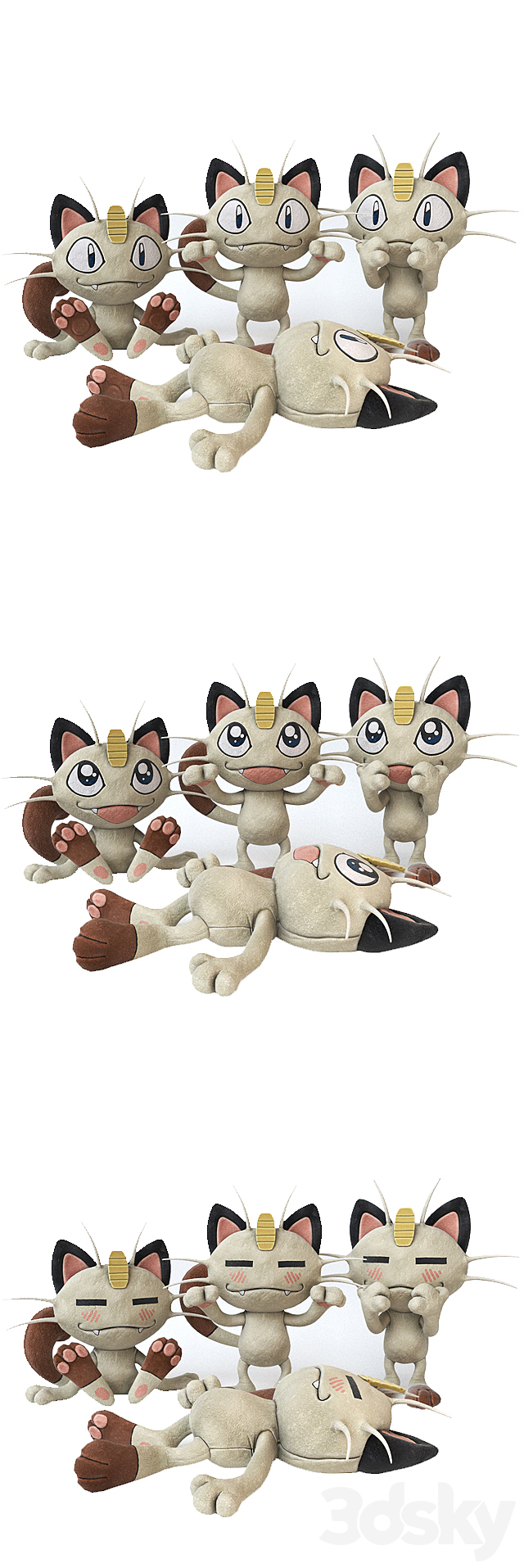 Meowth 3d
