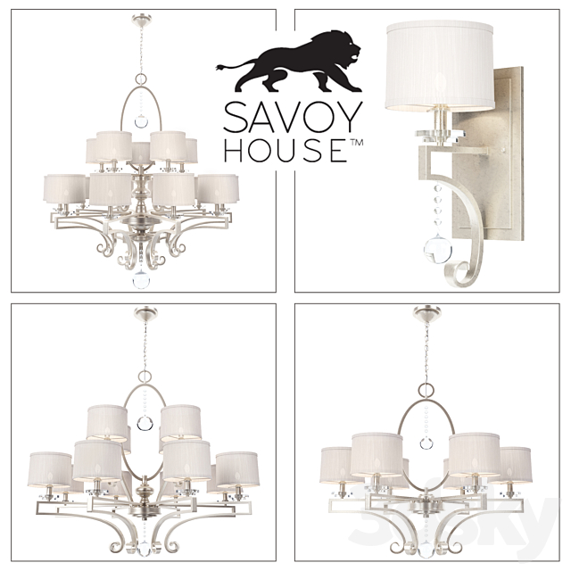 Savoy House Rosendal 3DSMax File - thumbnail 1
