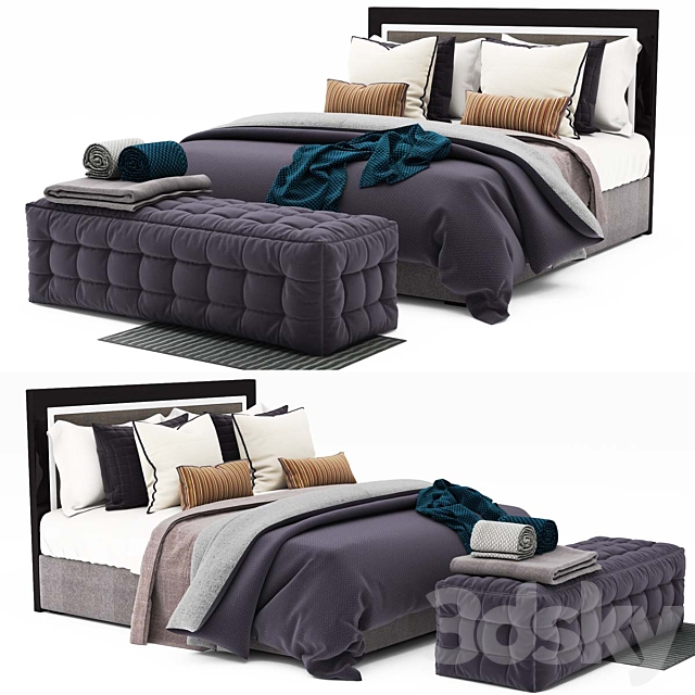 Bed Collection 46 3DSMax File - thumbnail 1