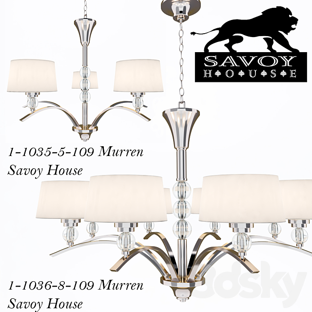 Murren Savoy House Chandeliers 3DSMax File - thumbnail 1