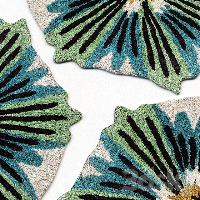 Rug Missoni Home Anemones Sofia Bath Rug V3 3DS Max Model - thumbnail 2
