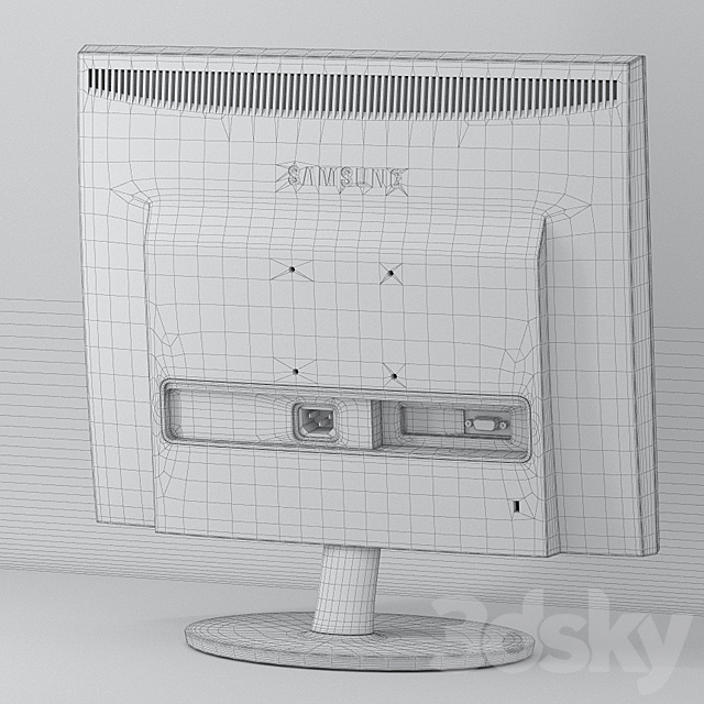 Monitor Samsung SyncMaster E1920NR 3DSMax File - thumbnail 3