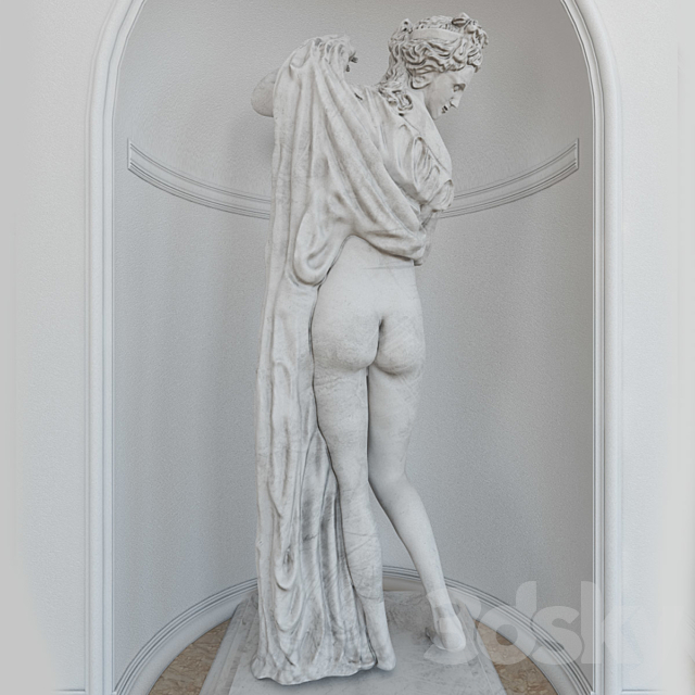 Aphrodite Kallipygos 3d