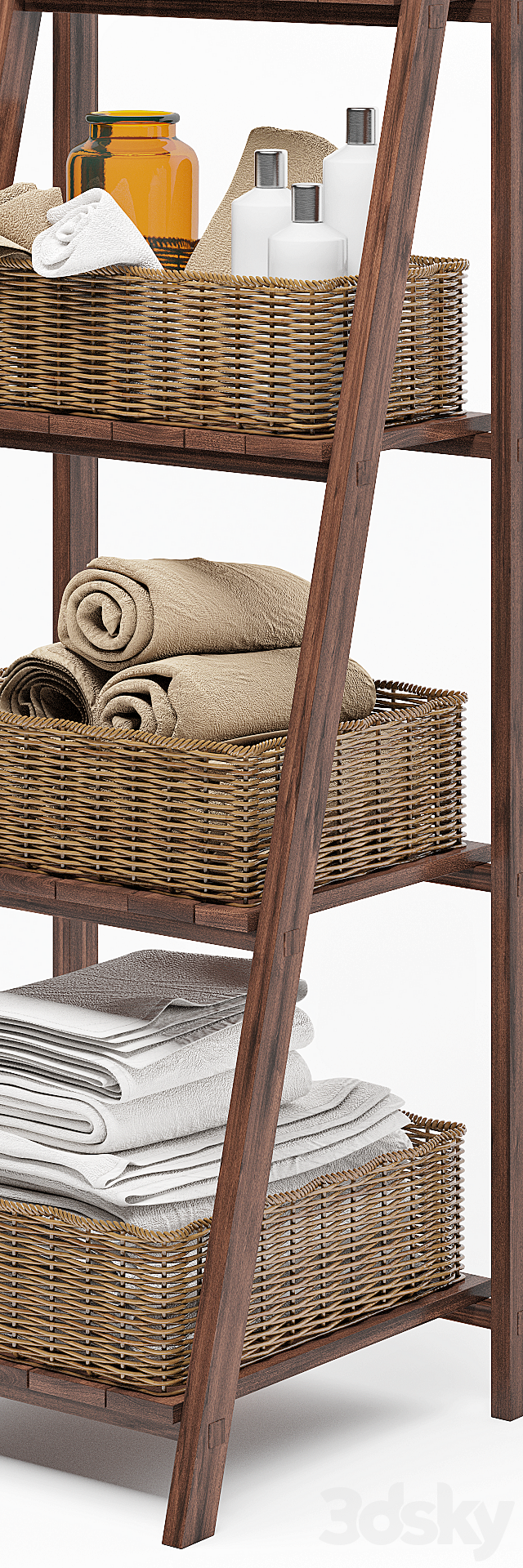 Bathroom storage 3DS Max Model - thumbnail 3