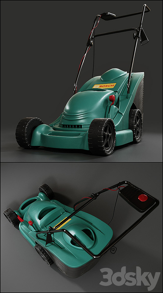 Bosch Lawn Mowers 3d