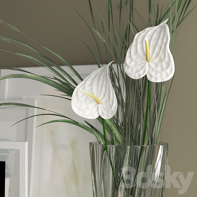 Zara Home Decorative set (Corona + Vray) 3DS Max Model - thumbnail 2