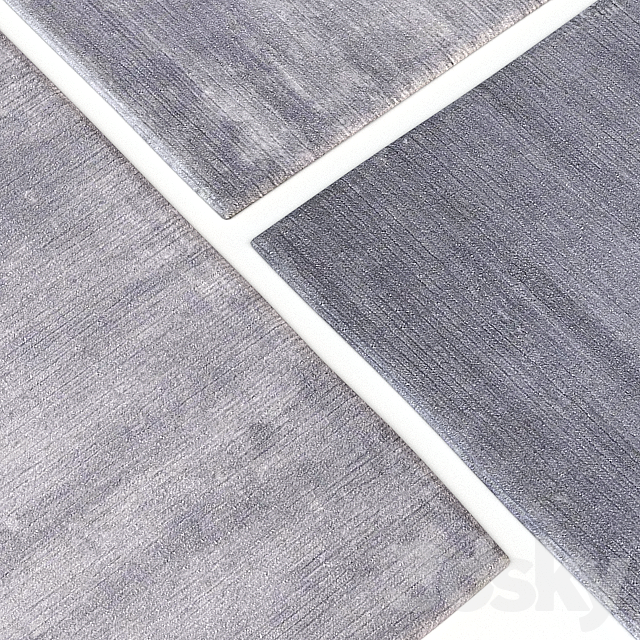 Rug Calvin Klein Home Lunar Mercury Rug 3DS Max Model - thumbnail 2