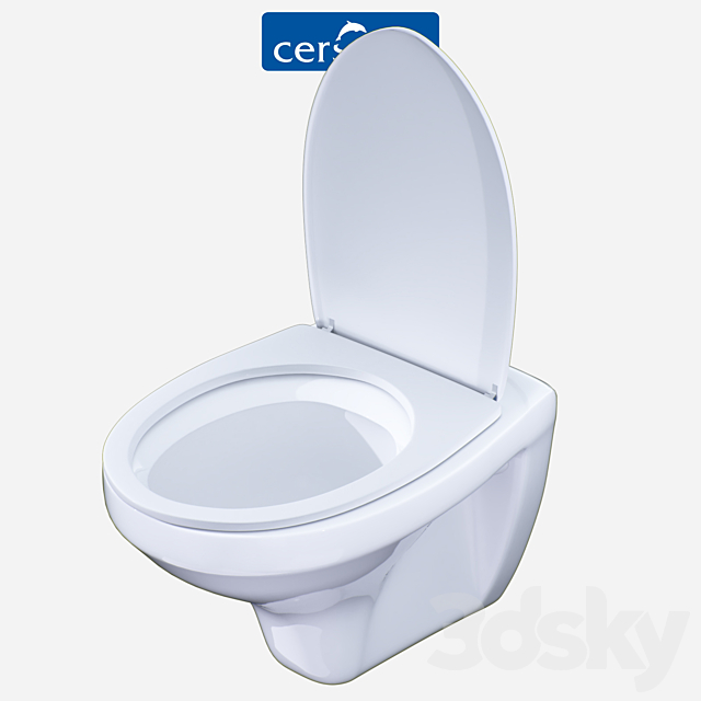 Cersanit “DELFI hanging toilet” 3DSMax File - thumbnail 3