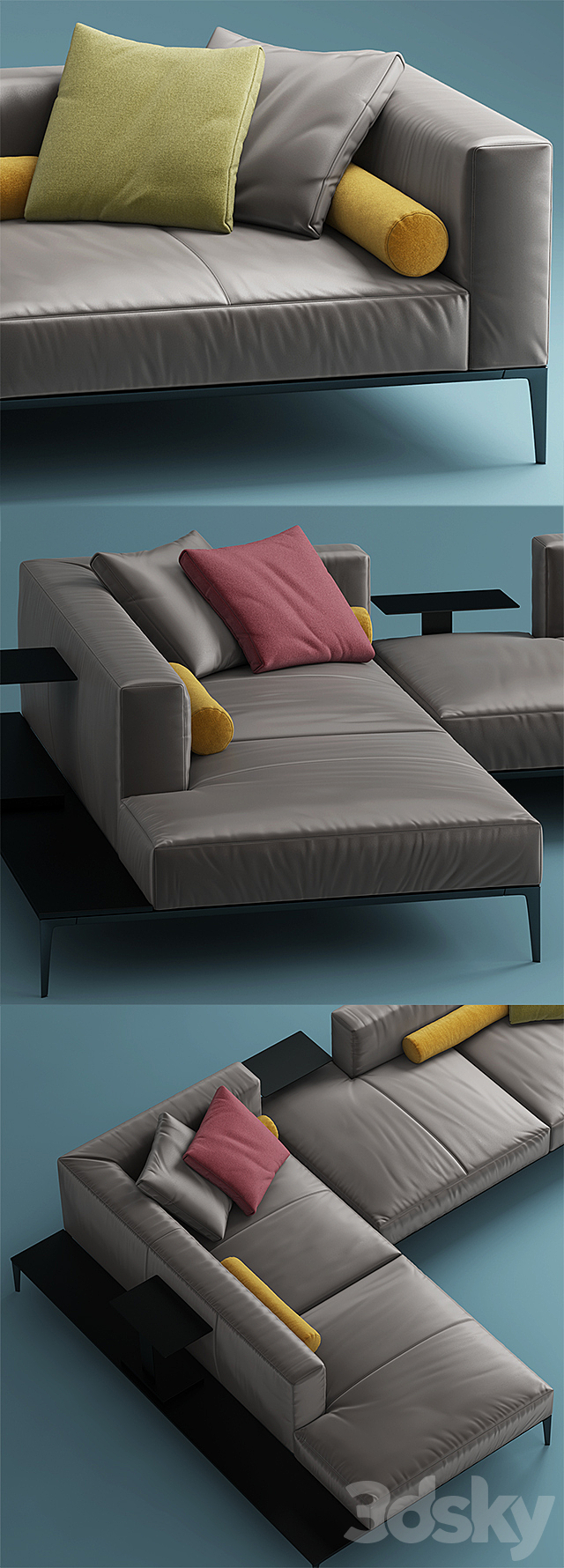 Sofa jaan living walter knoll 3d