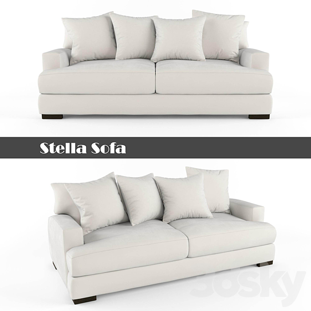 Stella Sofa 3DSMax File - thumbnail 1