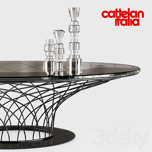 Cattelan NIDO table 3d