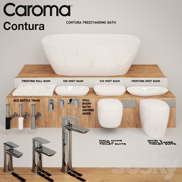 Caroma Contura Collection 3DSMax File - thumbnail 1