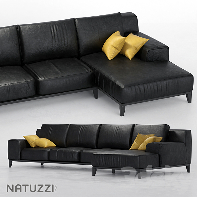 Natuzzi Opera sofa 3DSMax File - thumbnail 1