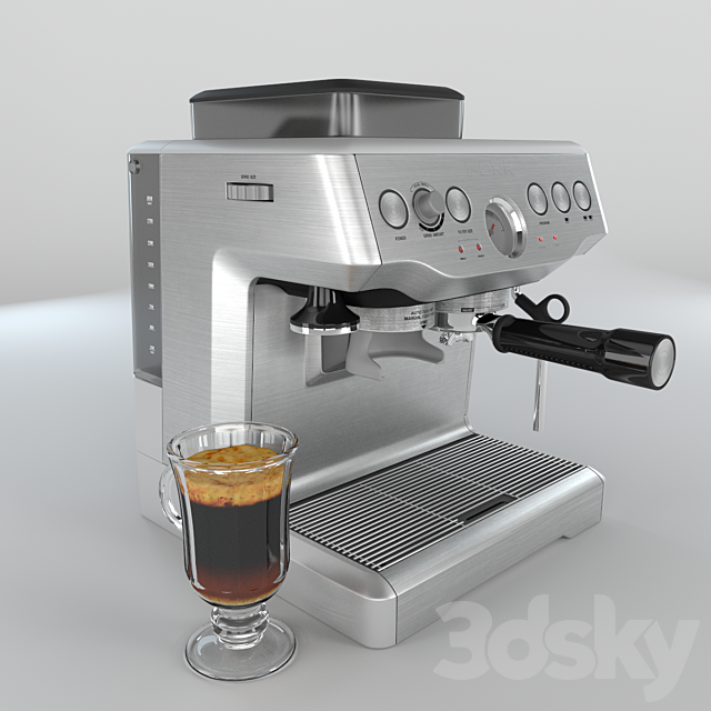 Bork Coffee Machine 3DSMax File - thumbnail 2
