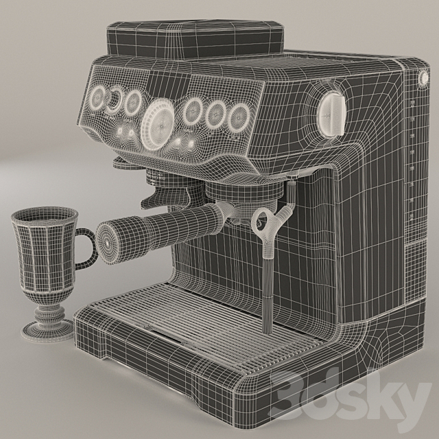 Bork Coffee Machine 3DSMax File - thumbnail 3