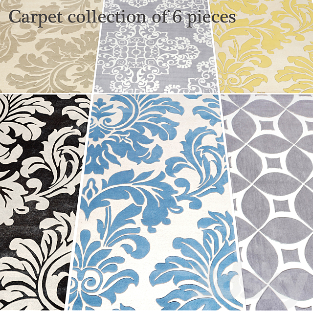 Carpet Collection 6 pcs. 3DSMax File - thumbnail 2