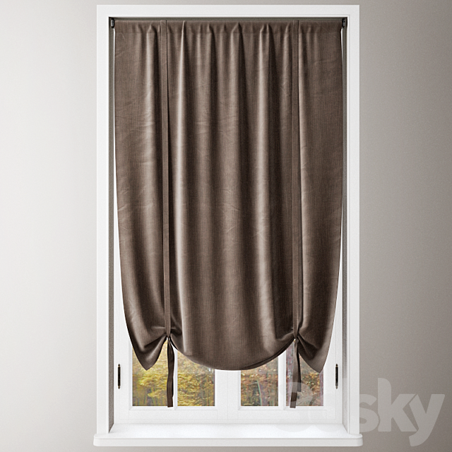 Roman Blinds 13 3d