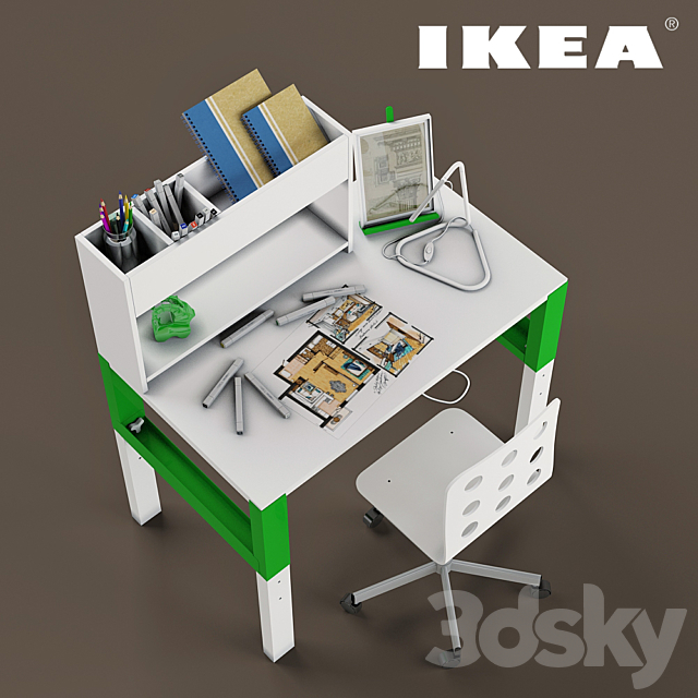 IKEA set # 1 3DSMax File - thumbnail 2